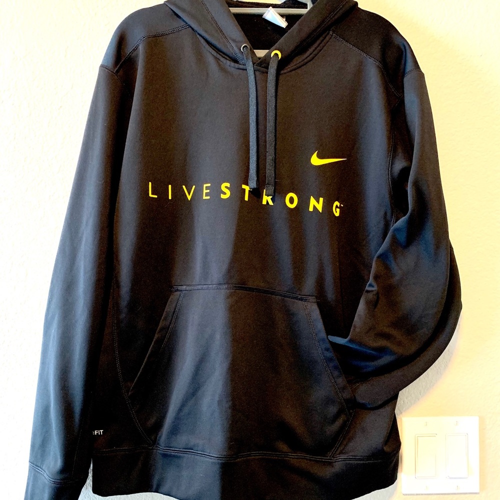 Live strong black sweatshirt